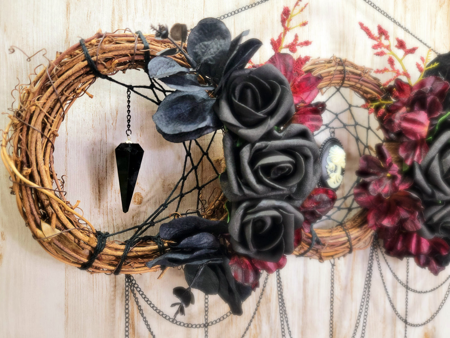 Lolita Triple Moon Wreath
